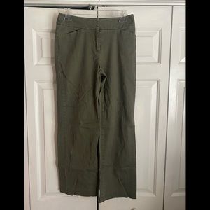 green women’s pants